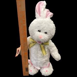 Chantilly Lane Bunny Rabbit Peter Jumping Bunny White Easter NOT Working w/ Tags